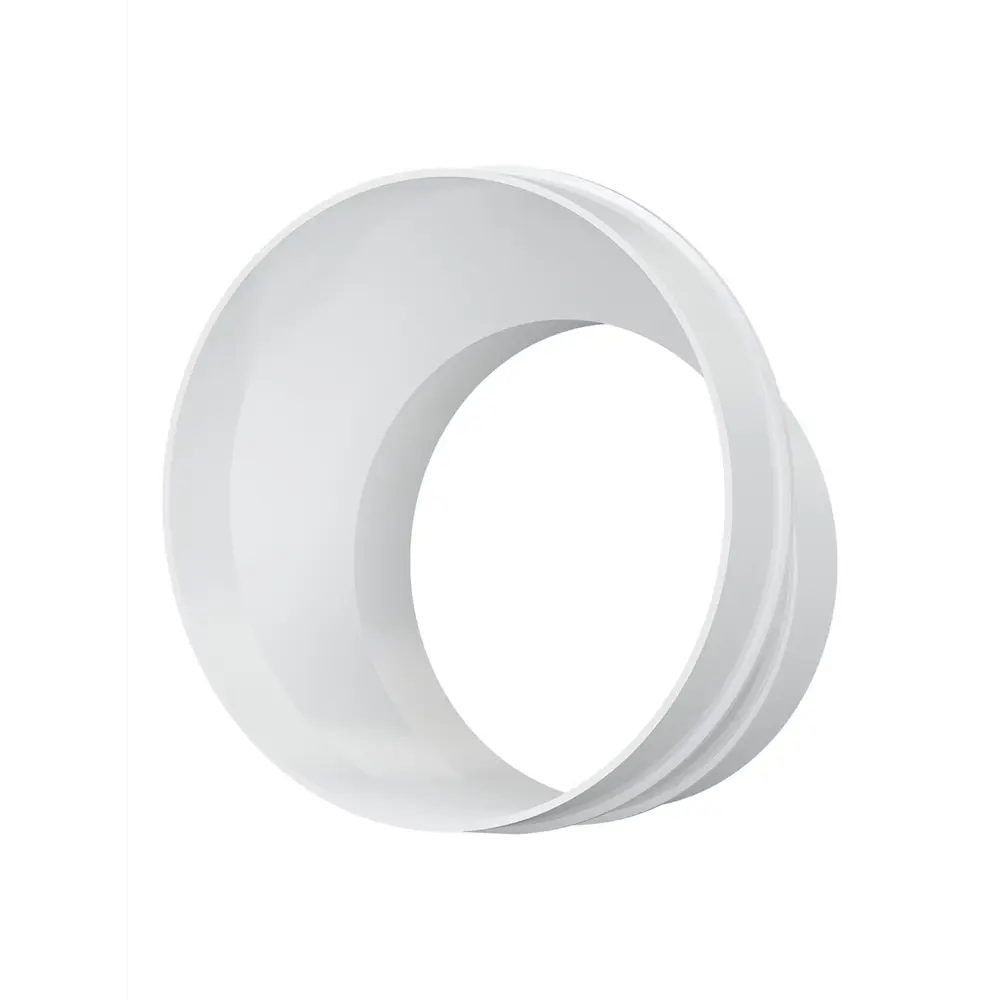 Переходник вентиляционный для круглых воздуховодов Fonet D100 мм D125 мм пластик STLM-2133045 - Вид №3