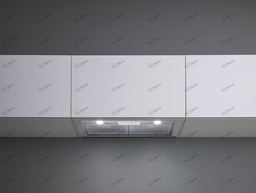 Falmec Встроенная вытяжка из нержавеющей стали с биполярной управляемой ионизацией со встроенным освещением E.ion system sun-id-1482830