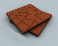 Резиновая тротуарная плитка ecospline «паутинка» EcoSpline sun-id-2067923