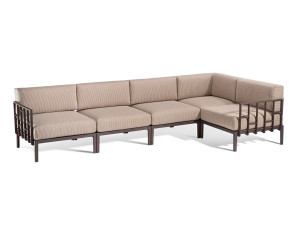 5-местный тканевый секционный диван