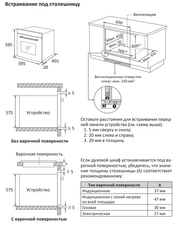 9133290 Электрический духовой шкаф Aceline Simple-01 белый STDN-0056888 - Вид №10