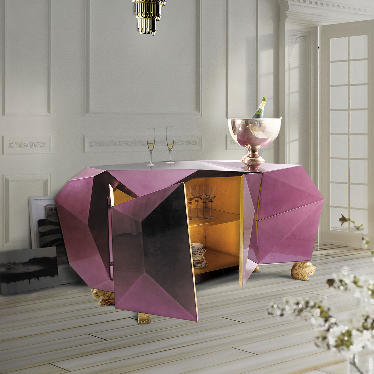 Серванты Diamond Amethyst Sideboard Covethouse BOCA DO LOBO  - Вид №3