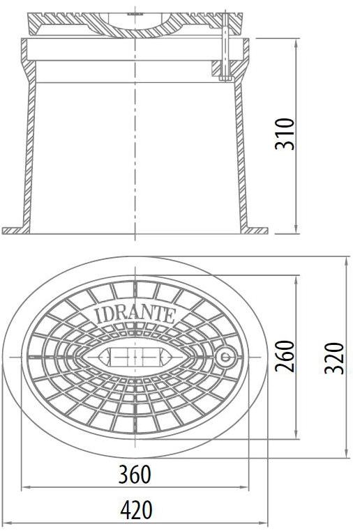 R.M. MANFREDI Крышка люка и решетка сантехнической системы sun-id-1469601 - Вид №1