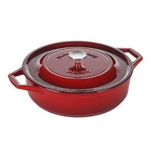 Сотейник чугунный Prestige Cast, Ø32 см, красный