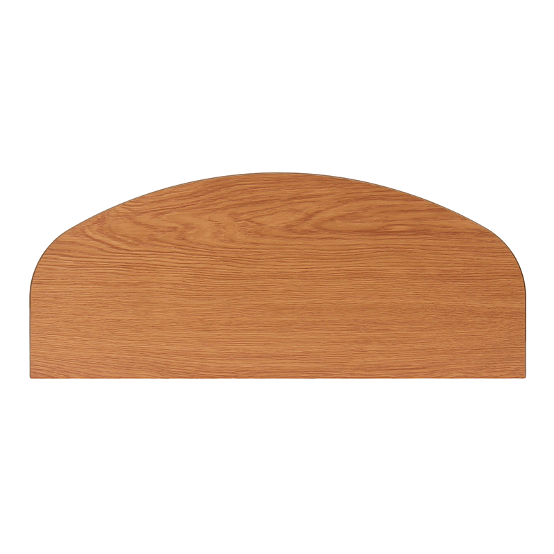 Полка фигурная , 600x250x16 мм, дуб LJPS0367 Public Steel Россия  - Вид №1