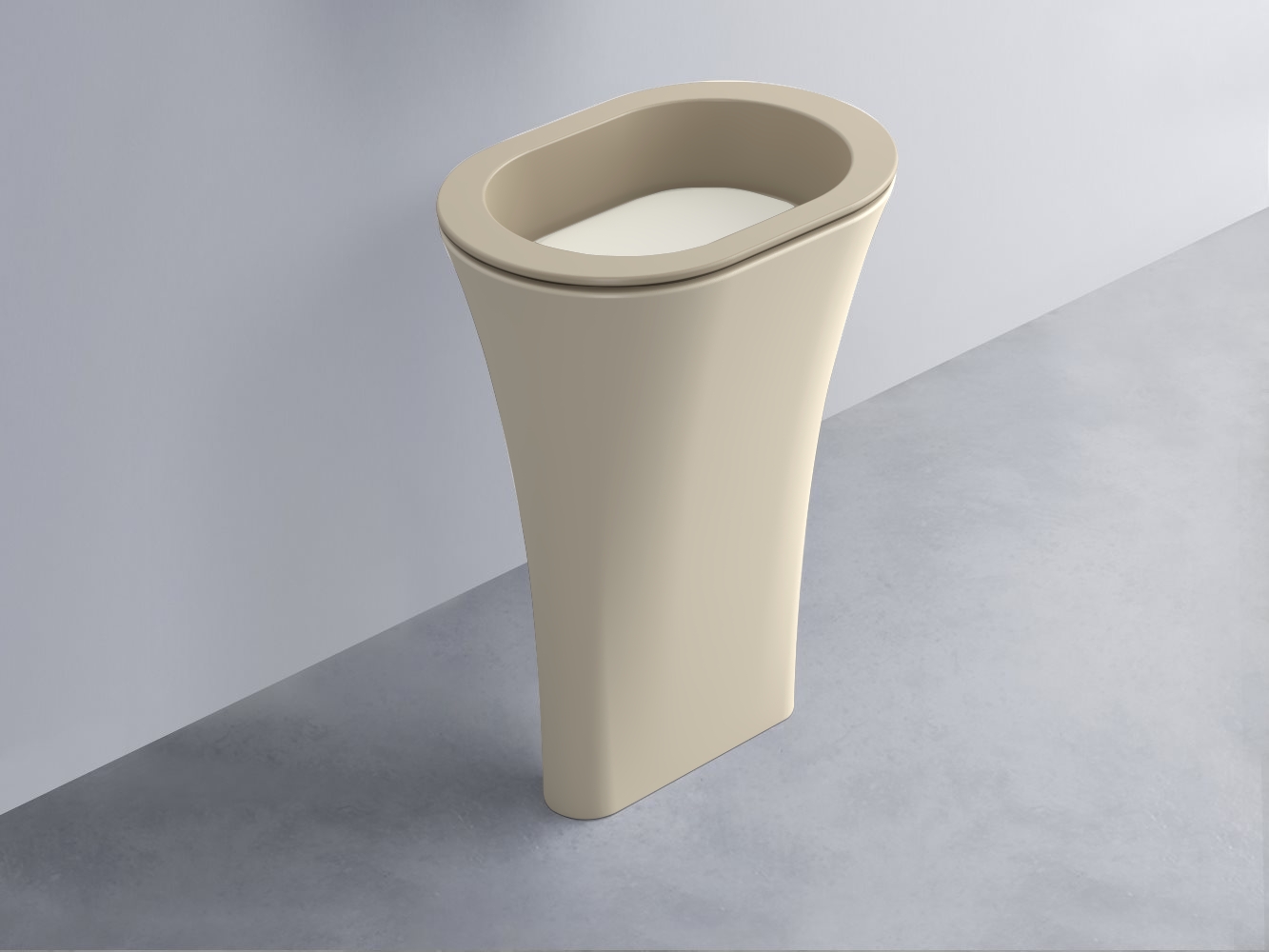 AMLA65-AV+AMPILO-TL+AMCOLO-LN Раковина Amedeo Ovale отдельностоящая cielo Enjoy + Amedeo Ceramica Cielo