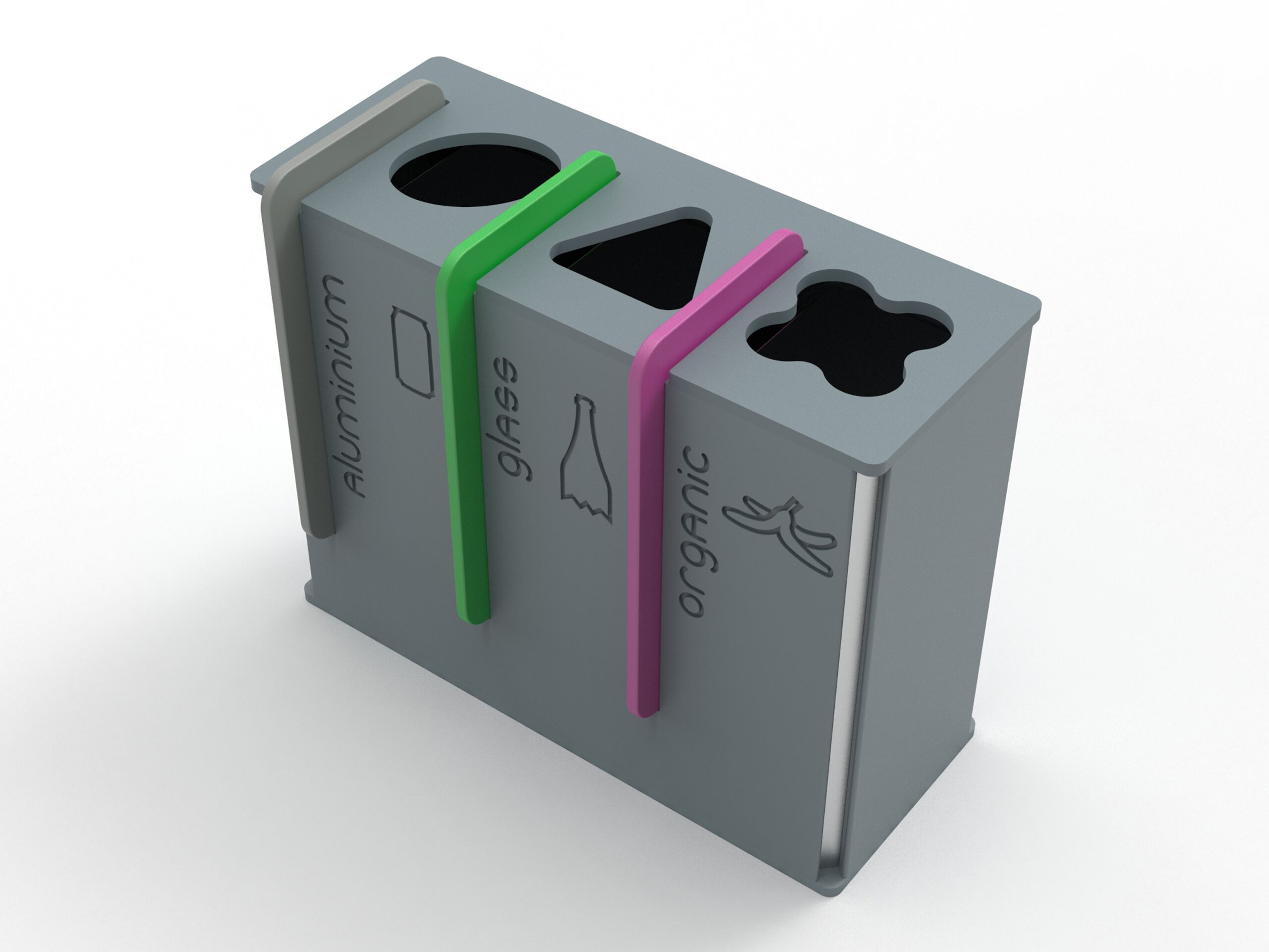 Полиэтиленовая корзина для мусора для раздельного сбора Donye PAUL ARCH-00077644 - Вид №6