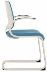 Dauphin Стул консольный из ткани с подлокотниками Intouch It 5405