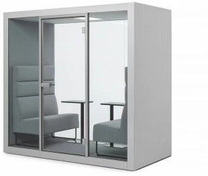 SOFTREND Акустическая офисная будка из HPL и стекла