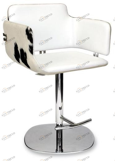 Italy Dream Design Регулируемый по высоте кожаный табурет в современном стиле с подлокотниками и подставкой для ног sun-id-1401170