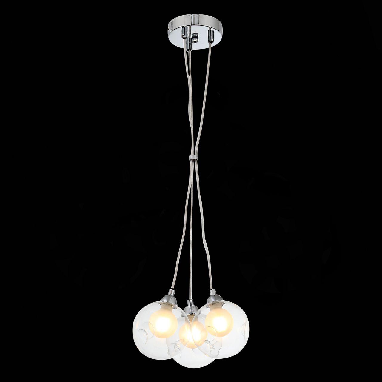 Подвесная люстра ST Luce Dualita SL431.113.03 ST LUCE DUALITA, ШАР 118210 Хром  - Вид №1
