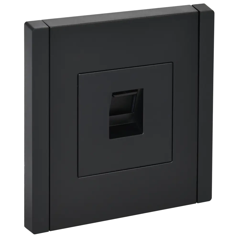 Розетка встраиваемая IEK Forte&Piano RJ45 Cat 5e черная 89435986 STLM-1571689