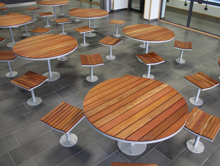 Nola Industrier Садовый стул из стали и дерева Parco sun-id-1356773 - Вид №8