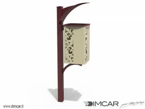 DIMCAR Подземный металлический контейнер с крышкой Giglio 415