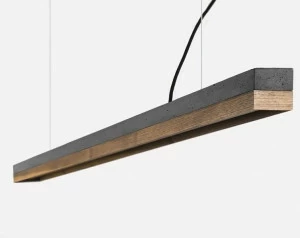 GANTlights Подвесной светильник из цемента и ореха C