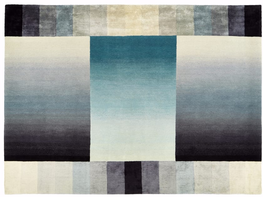 Прямоугольный ковер ручной работы из шерсти Deirdre Dyson Walking on Art ARCH-00152614