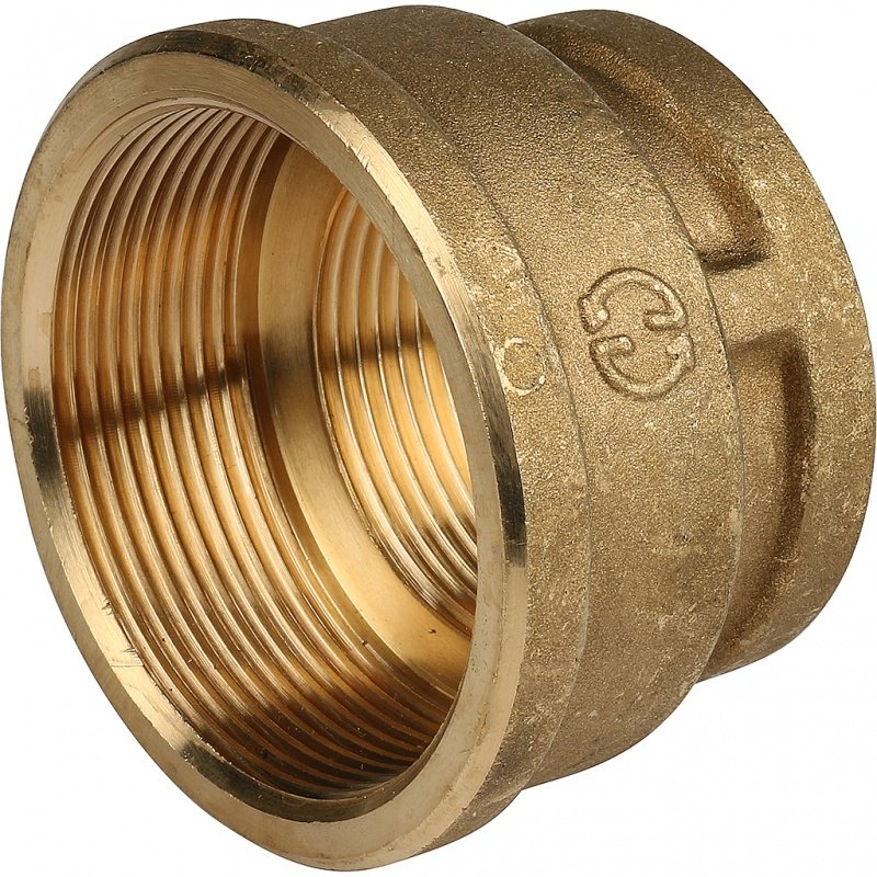 Муфта переходная ВВ 2х1 1/2" латунь STOUT SFT0005002112 - Вид №1