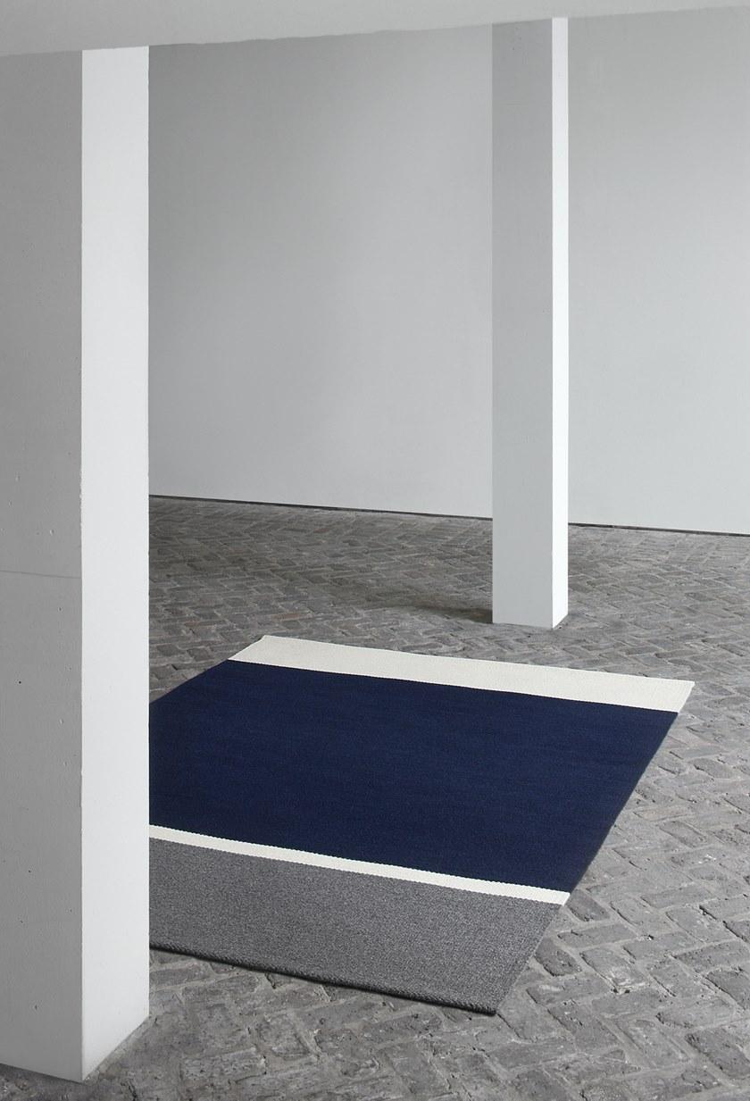 valerie_objects Прямоугольный коврик ручной работы из шерсти в полоску  V7017002l/m/s  - Вид №4