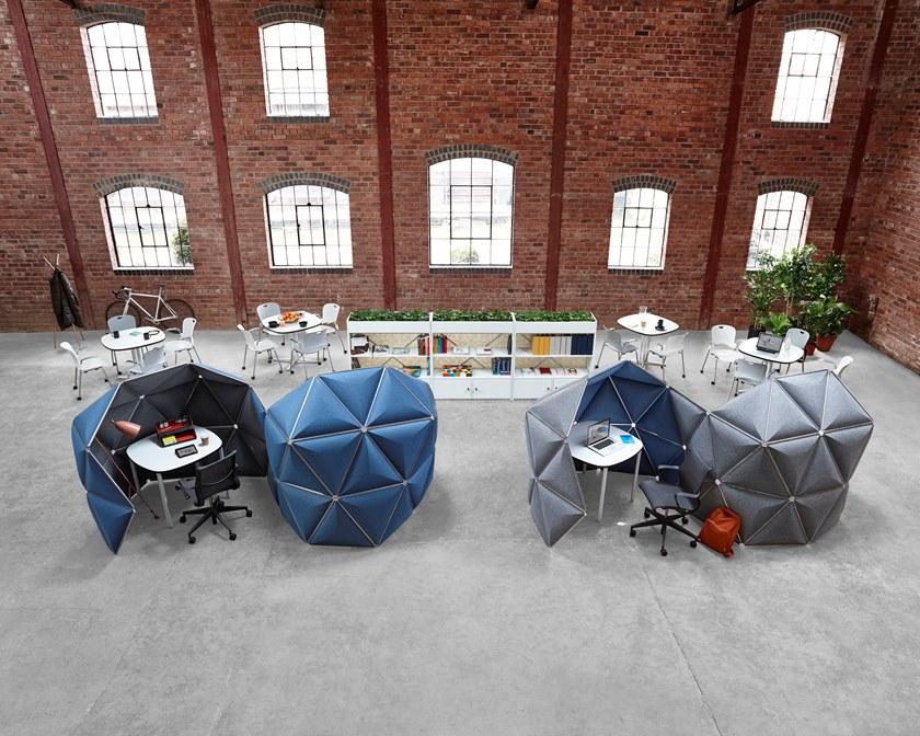 Herman Miller Эргономичное вращающееся офисное кресло из ткани с подлокотниками Setu sun-id-1496901 - Вид №8