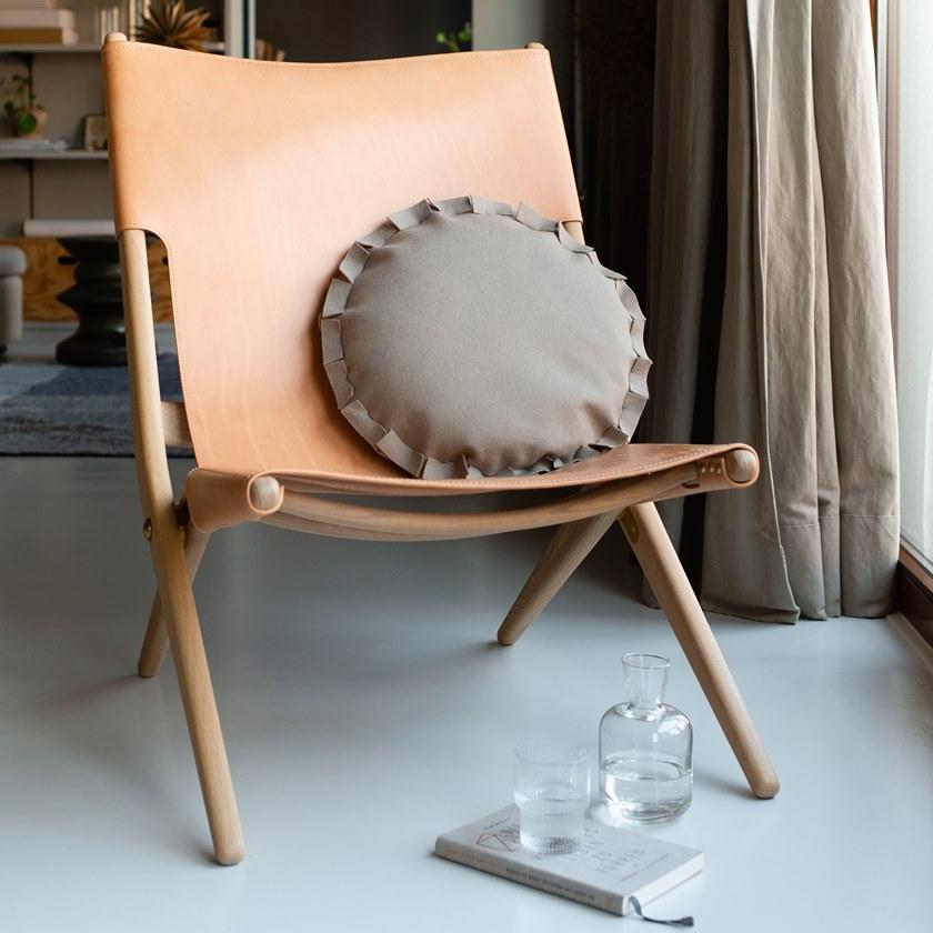 HEY-SIGN Круглая фетровая подушка для дивана Pai sun-id-1445192 - Вид №3