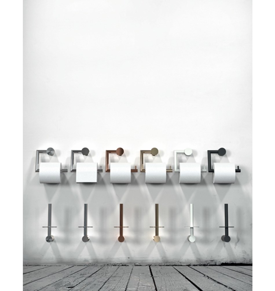 FROST Держатель туалетной бумаги 2 » золото Нержавеющая сталь Золото N1912-GO  - Вид №2