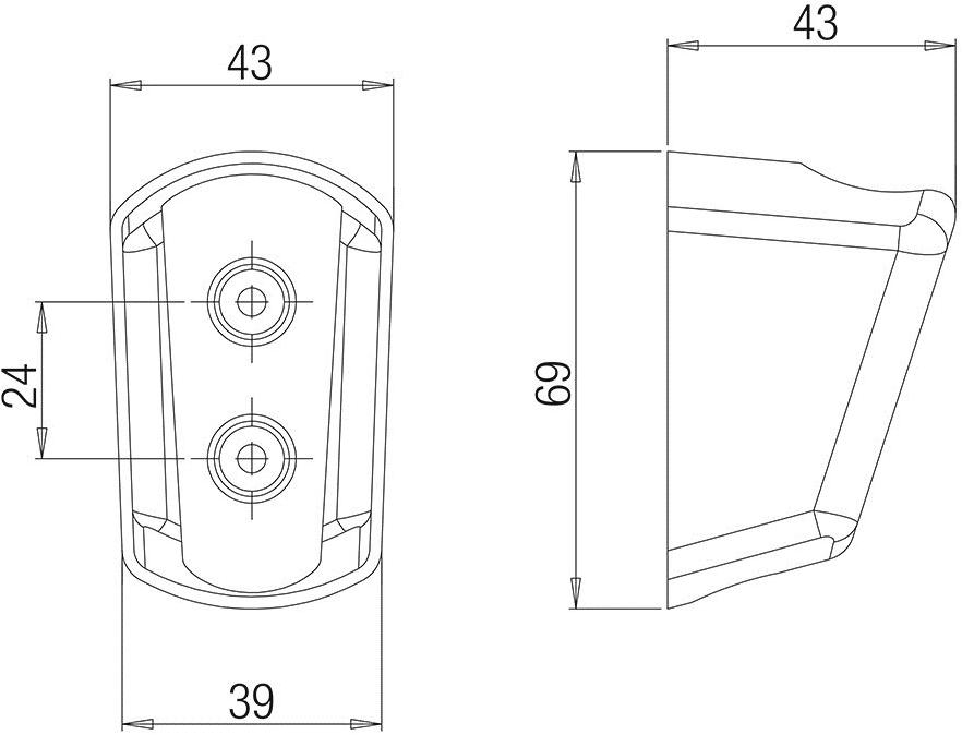 Paini - 53CR186 держатель для лейки  - Вид №1