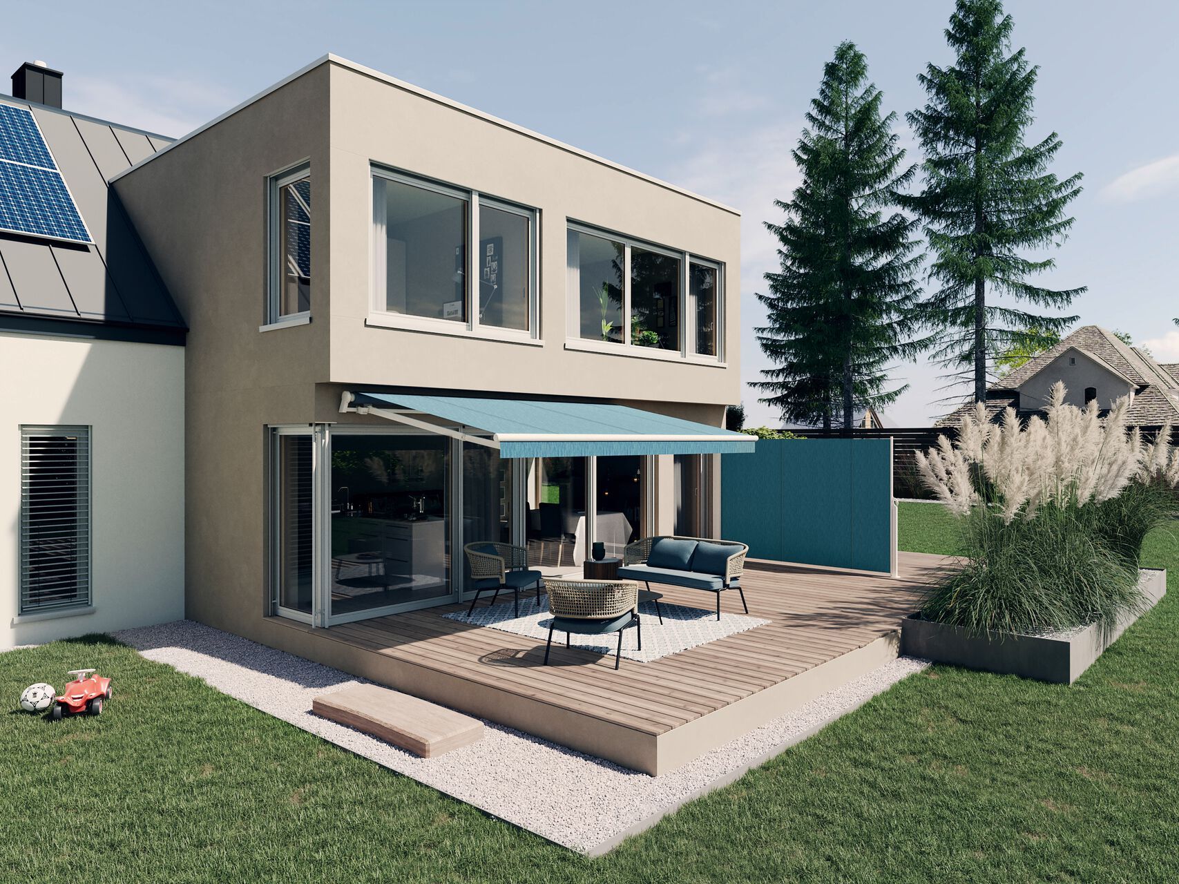 Шторы с шарнирными рычагами WAREMA TERREA ARCH-00029627 - Вид №1