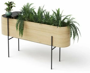 DWFI Горшок из фанерованной древесины  00002675