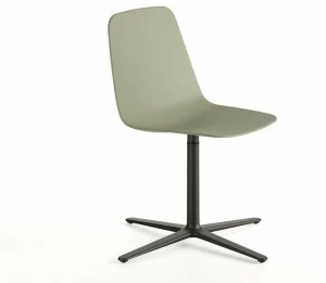 Viccarbe Вращающееся кресло из полипропилена с 4-мя спицами Maarten plastic