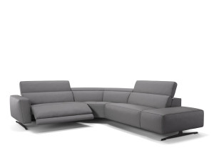 Кожаный угловой диван