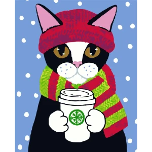 Картина по номерам Зимняя пора 40х50 см