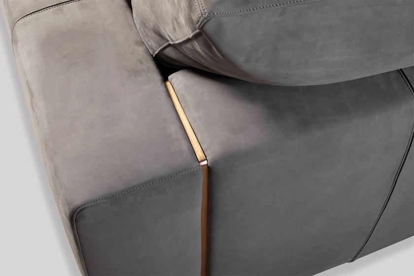 MORADA 3-х местный диван из нубука Divo Divo som - Вид №4