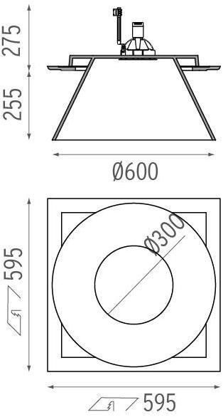 Flos Потолочный светильник прямого света Soft collection - out sun-id-1403060 - Вид №4