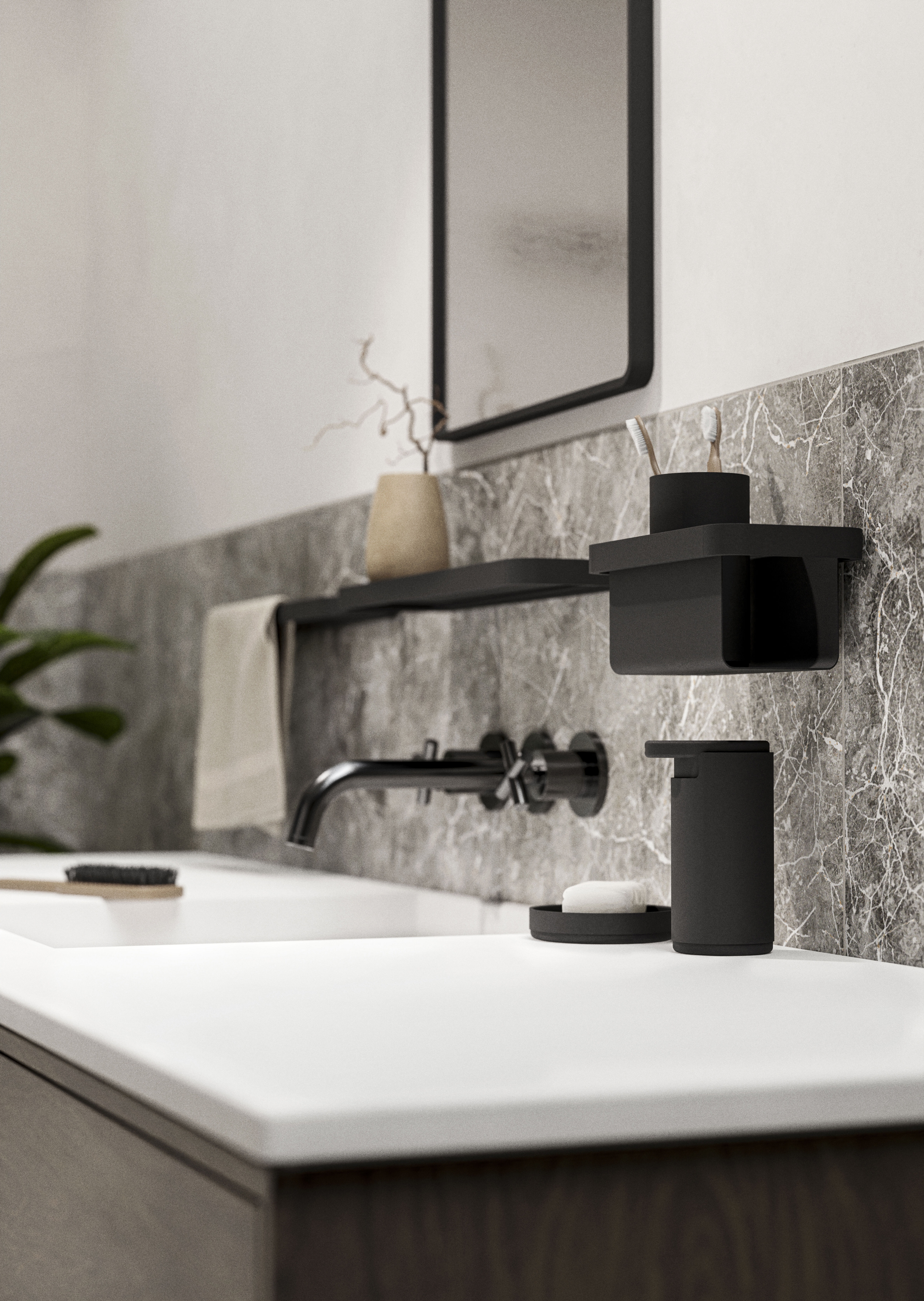 14649 чашка для зубной щетки Zone Denmark Rim - Вид №2