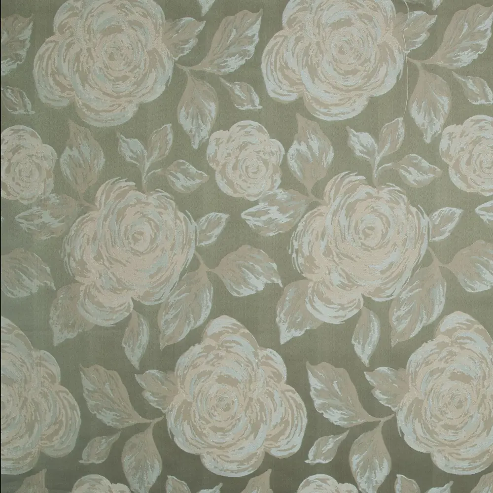 Ткань п/м Flora «Flowers» 140 см цвет зелёный 82475082 STLM-2208593 AMETIST  - Вид №1