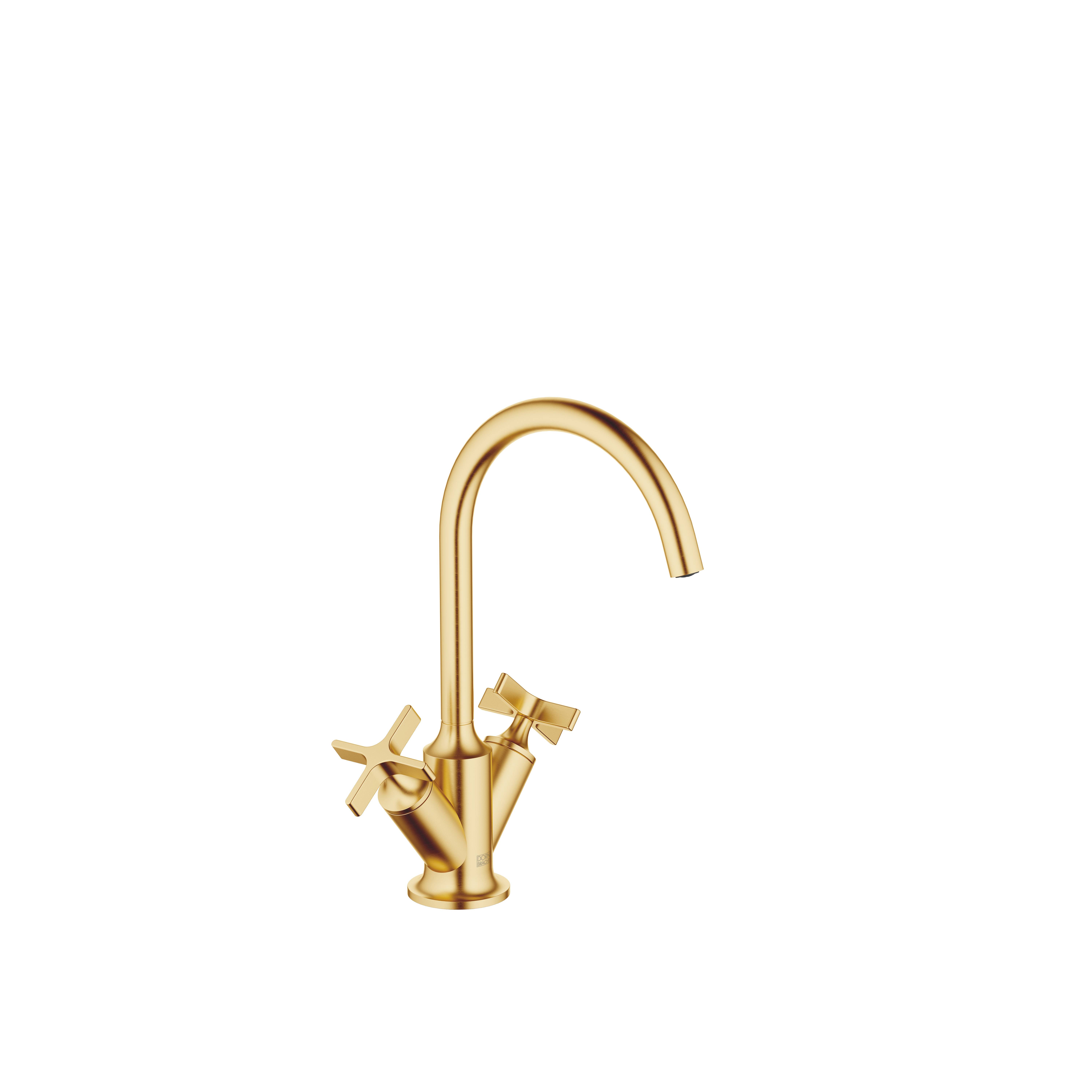 VAIA Смеситель для раковины, на одно отверстие, со сливным клапаном - Brushed Durabrass (23-каратное золото) DornBracht 22513809-28