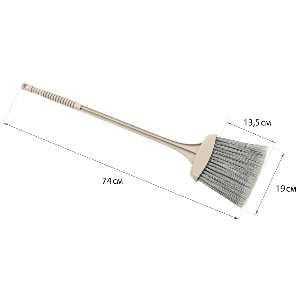 Щетка-веник для уборки мусора цвет капучино Santreyd STLM-2098827 - Вид №1