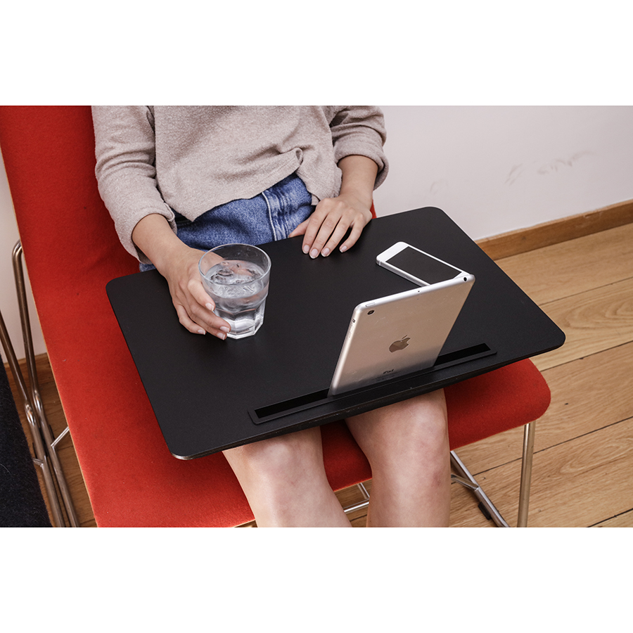 US039XL-BK Столик-поднос 50 х 40 черный Kikkerland  - Вид №2