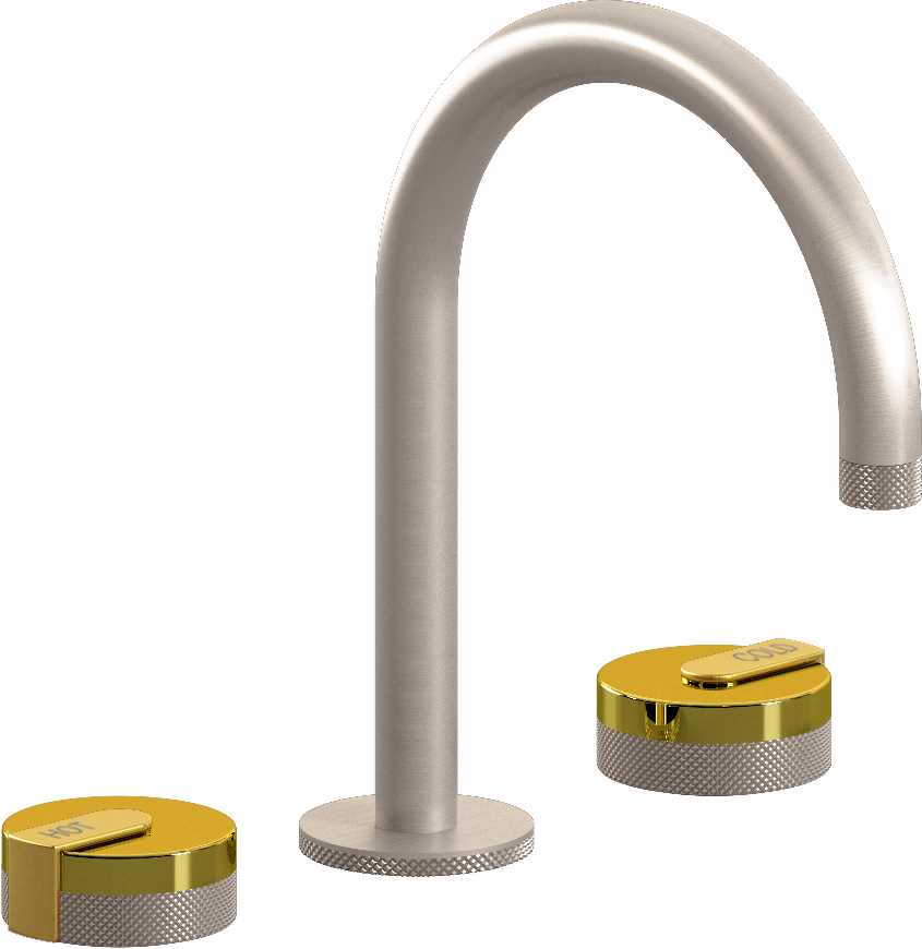 E-11512-R1PB-L1BAU-SN Смеситель для умывальника на 3 отвертия GRAFF MOD+