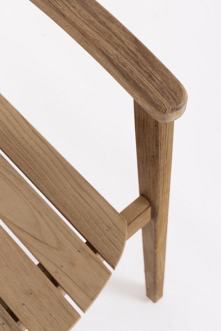 Штабелируемый садовый стул из тикового дерева BIZZOTTO ADRIEL ARCH-00107747 - Вид №7