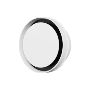 Вентиляционная решетка со шторкой и сеткой Era SH 100 127x127 мм сталь цвет белый