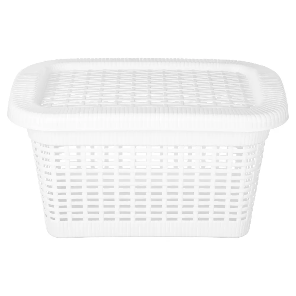Корзина универсальная 42x30x25 см прямоугольная цвет белый 85301593 STLM-2180239 Santreyd Econova - Вид №2