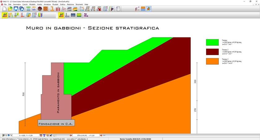 Aztec Informatica Расчет подпорной стенки sun-id-1390565 - Вид №2