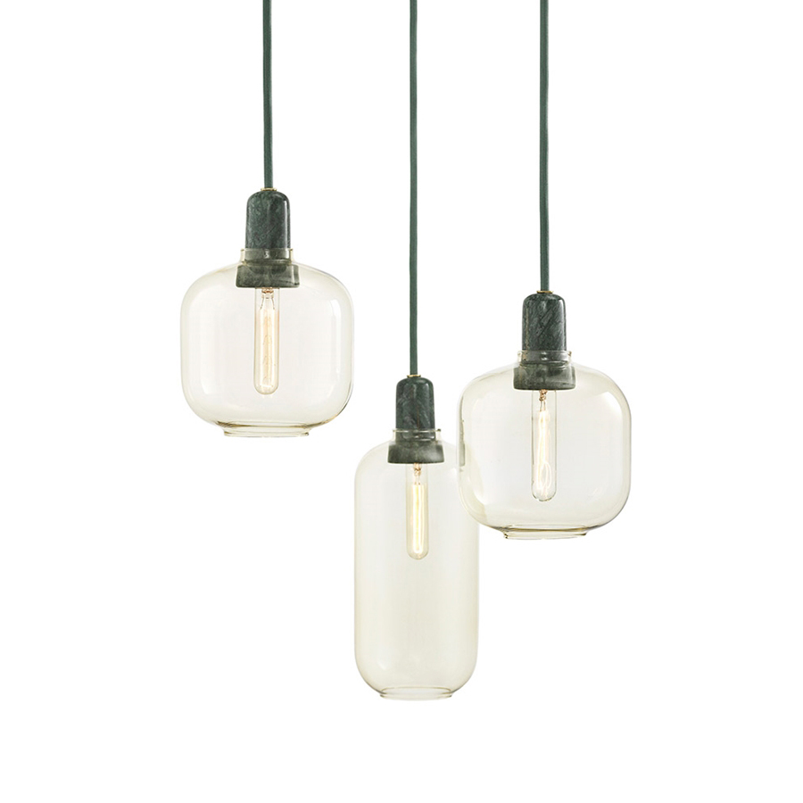 Лампа потолочная Amp Lamp EU 26 см, зеленая Normann Copenhagen 502119NC - Вид №1