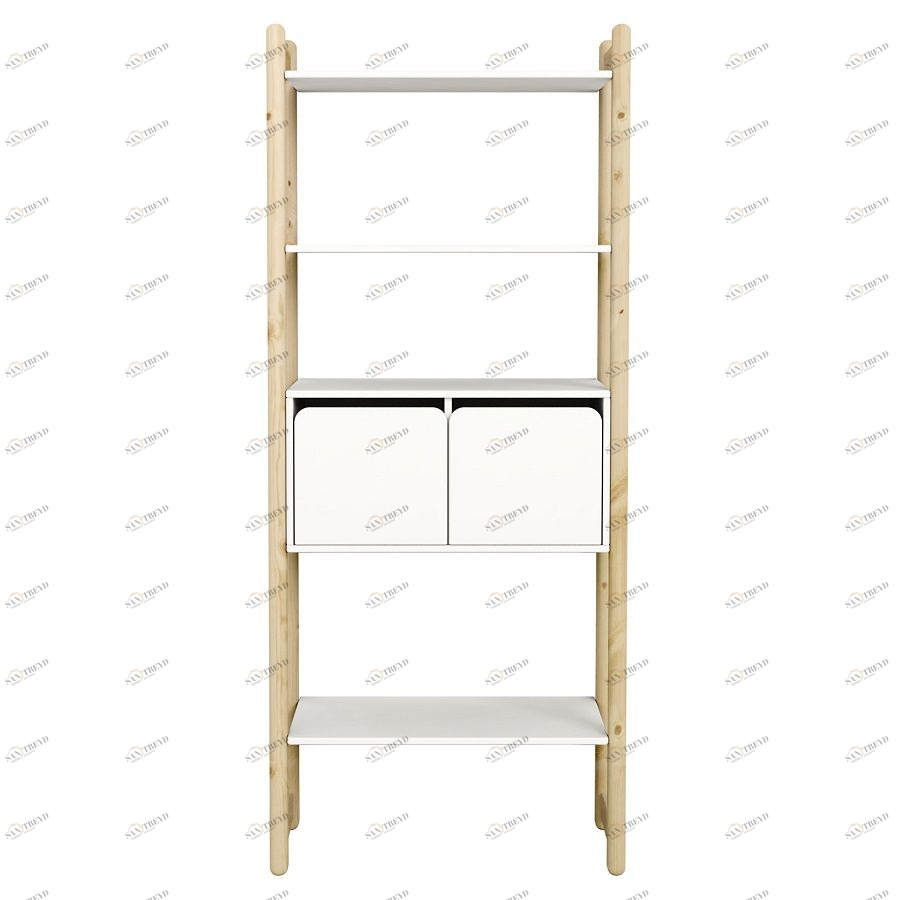 Гарнитур Maxi С, 1 полка и 1 шкаф, лакированный Flexa 812650580