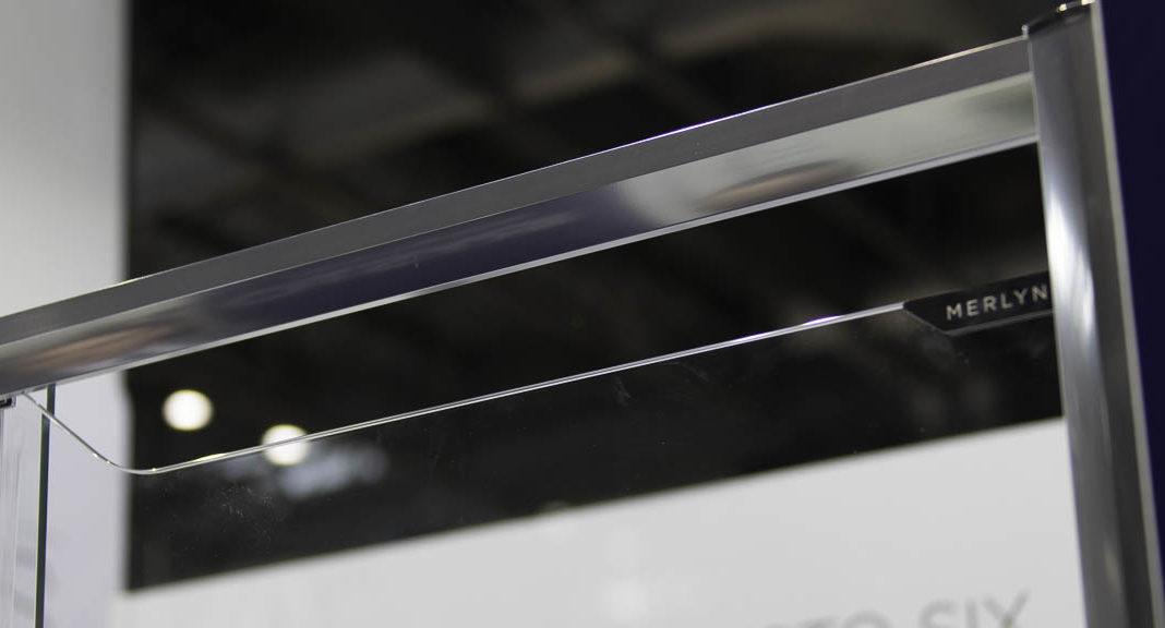 Торцевая панель для монтажа с дверью AR6SP80 Merlyn Arysto Хромированный  - Вид №2