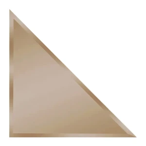 Зеркальная плитка Mirox NGE NNLM89 треугольная 30x30 см глянцевая цвет бронза 1 шт. 89341690 STLM-2090231
