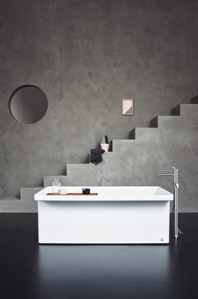 Смеситель для ванны из нержавеющей стали с ручным душем Agape SQUARE ARCH-00122152