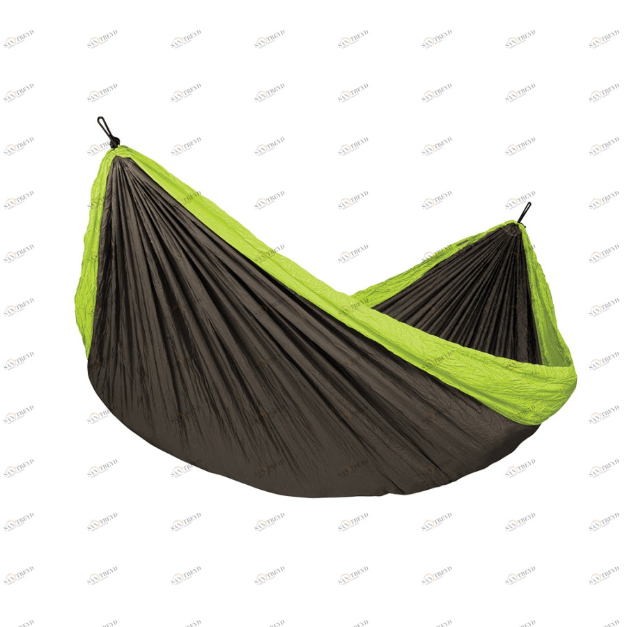 Гамак подвесной туристический двухместный зеленый Voyager IMPEX  132209 Зеленый;черный 