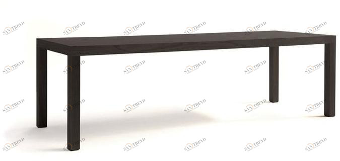 Quinze & Milan Прямоугольный деревянный стол Camping sun-id-1361385